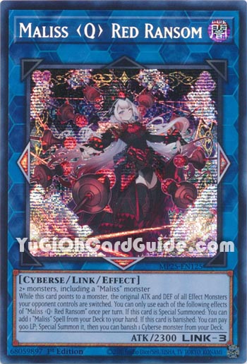 Yu-Gi-Oh Card: Maliss <Q> Red Ransom
