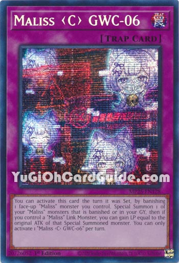 Yu-Gi-Oh Card: Maliss <C> GWC-06