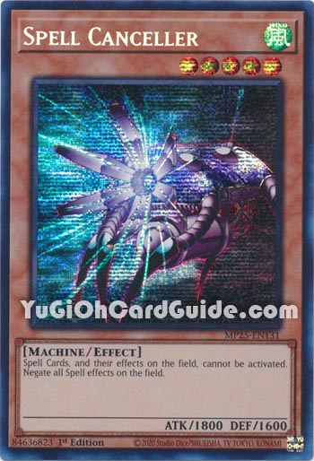 Yu-Gi-Oh Card: Spell Canceller
