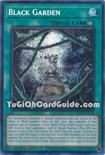 Yu-Gi-Oh Card: Black Garden