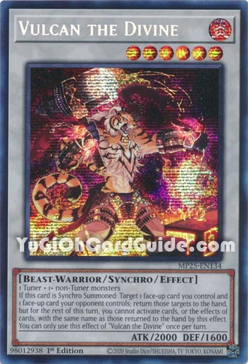 Yu-Gi-Oh Card: Vulcan the Divine
