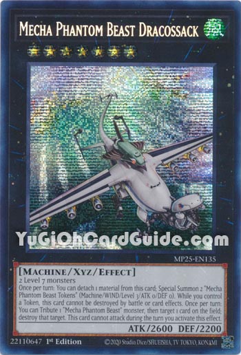Yu-Gi-Oh Card: Mecha Phantom Beast Dracossack