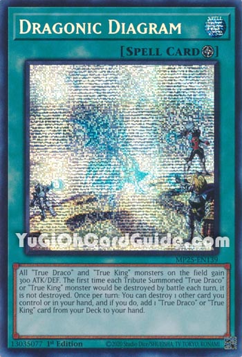 Yu-Gi-Oh Card: Dragonic Diagram