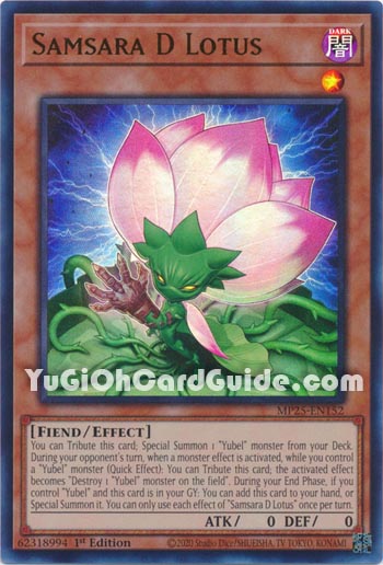 Yu-Gi-Oh Card: Samsara D Lotus