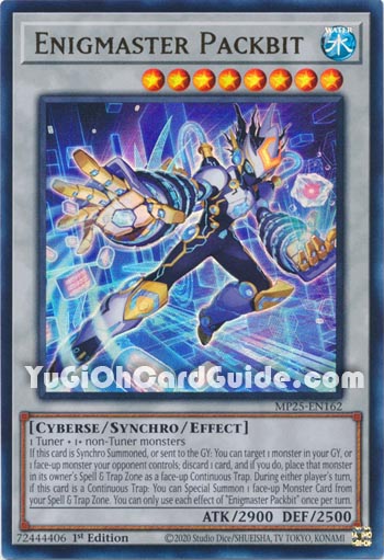 Yu-Gi-Oh Card: Enigmaster Packbit