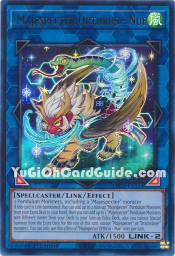 Yu-Gi-Oh Card: Majespecter Orthrus - Nue
