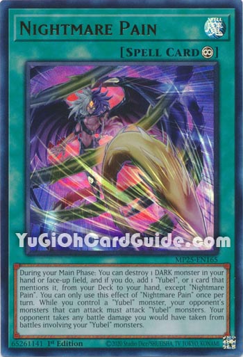 Yu-Gi-Oh Card: Nightmare Pain
