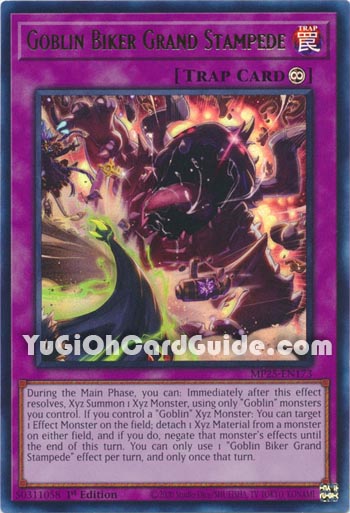 Yu-Gi-Oh Card: Goblin Biker Grand Stampede