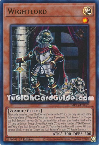 Yu-Gi-Oh Card: Wightlord