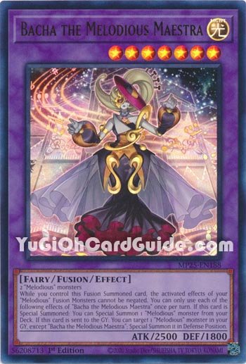 Yu-Gi-Oh Card: Bacha the Melodious Maestra