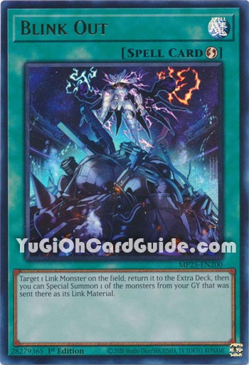Yu-Gi-Oh Card: Blink Out