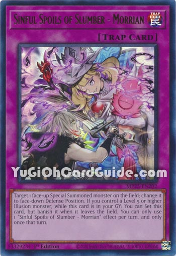 Yu-Gi-Oh Card: Sinful Spoils of Slumber - Morrian