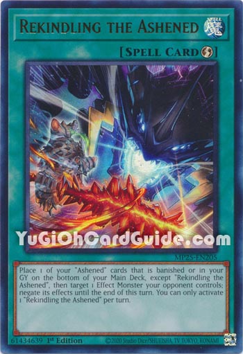 Yu-Gi-Oh Card: Rekindling the Ashened