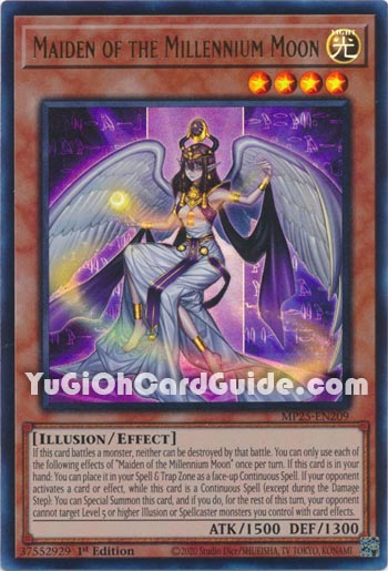 Yu-Gi-Oh Card: Maiden of the Millennium Moon