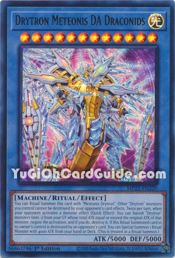 Yu-Gi-Oh Card: Drytron Meteonis DA Draconids