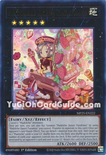 Yu-Gi-Oh Card: Madolche Queen Tiarafraise