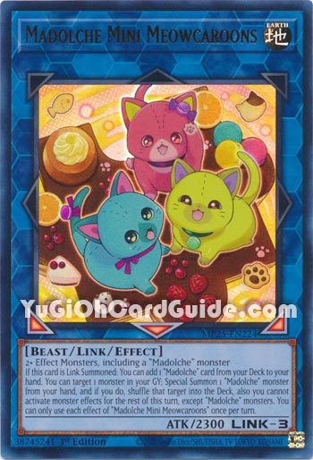 Yu-Gi-Oh Card: Madolche Mini Meowcaroons