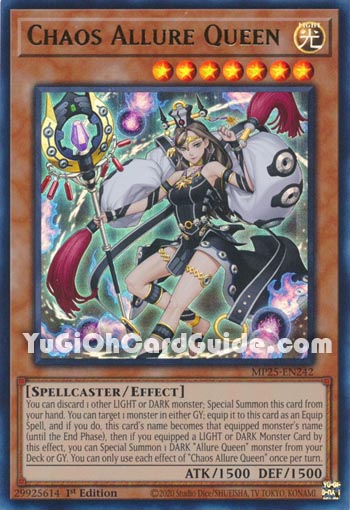 Yu-Gi-Oh Card: Chaos Allure Queen