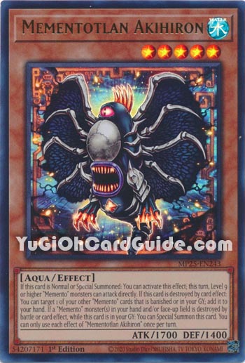 Yu-Gi-Oh Card: Mementotlan Akihiron