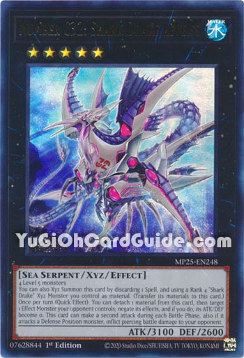 Yu-Gi-Oh Card: Number C32: Shark Drake LeVeiss