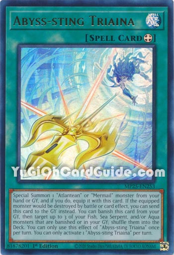 Yu-Gi-Oh Card: Abyss-Sting Triaina