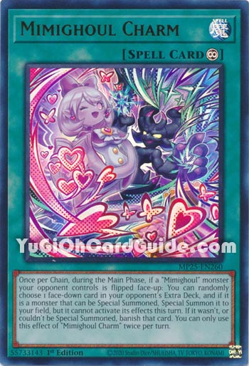 Yu-Gi-Oh Card: Mimighoul Charm