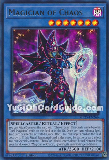 Yu-Gi-Oh Card: Magician of Chaos