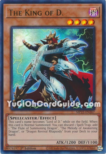 Yu-Gi-Oh Card: The King of D.