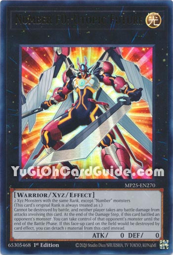 Yu-Gi-Oh Card: Number F0: Utopic Future