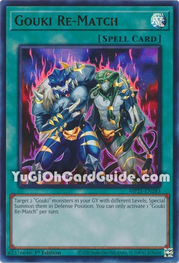 Yu-Gi-Oh Card: Gouki Re-Match
