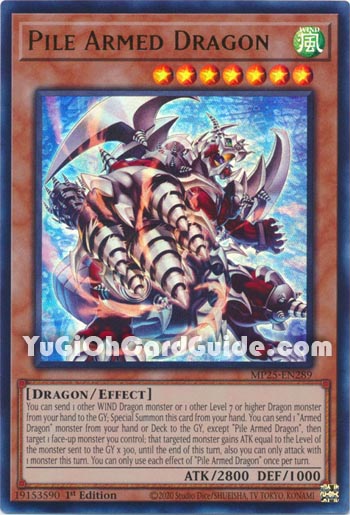 Yu-Gi-Oh Card: Pile Armed Dragon