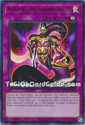 Yu-Gi-Oh Card: Apophis the Swamp Deity