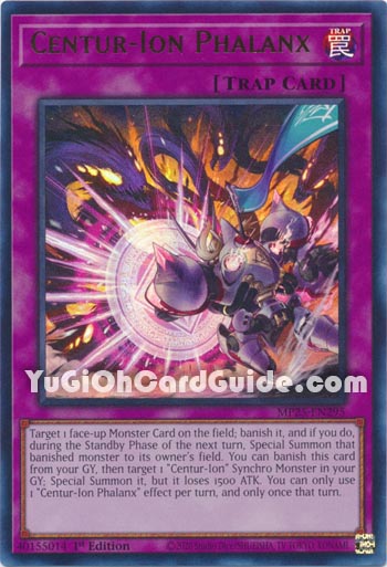 Yu-Gi-Oh Card: Centur-Ion Phalanx