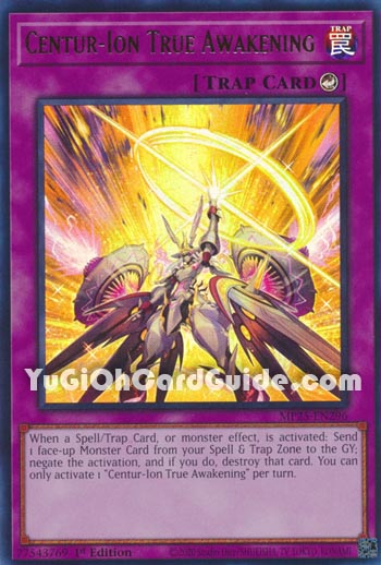 Yu-Gi-Oh Card: Centur-Ion True Awakening