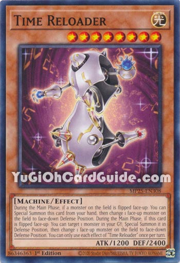 Yu-Gi-Oh Card: Time Reloader