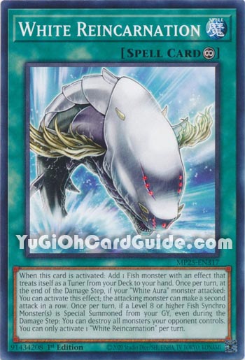 Yu-Gi-Oh Card: White Reincarnation