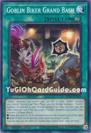 Yu-Gi-Oh Card: Goblin Biker Grand Bash