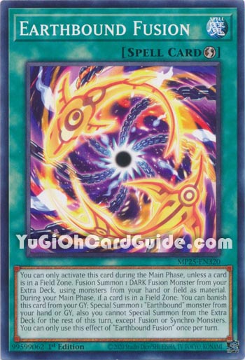 Yu-Gi-Oh Card: Earthbound Fusion