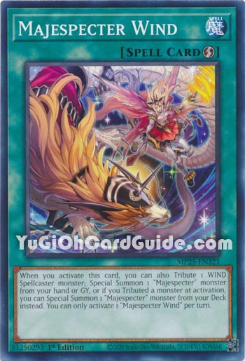 Yu-Gi-Oh Card: Majespecter Wind
