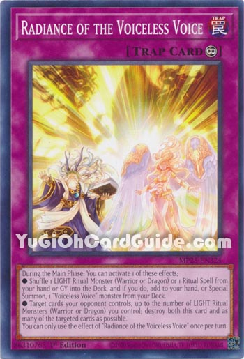 Yu-Gi-Oh Card: Radiance of the Voiceless Voice