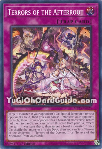 Yu-Gi-Oh Card: Terrors of the Afterroot