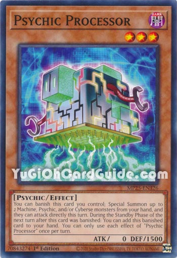Yu-Gi-Oh Card: Psychic Processor