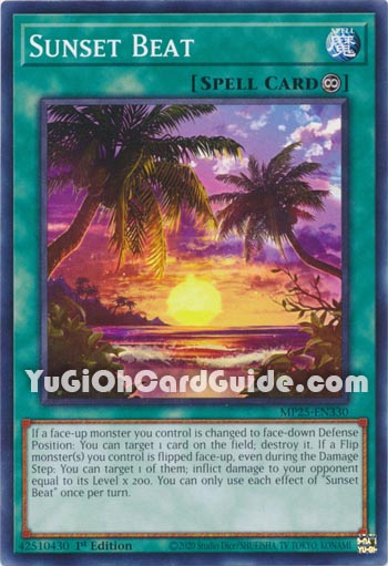 Yu-Gi-Oh Card: Sunset Beat