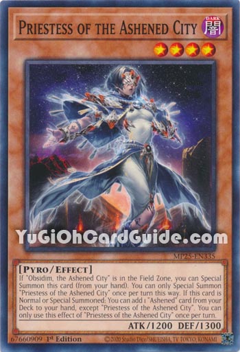 Yu-Gi-Oh Card: Priestess of the Ashened City