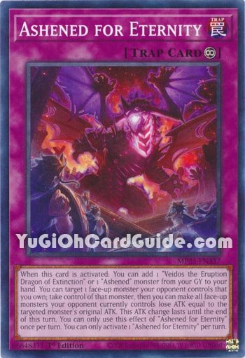 Yu-Gi-Oh Card: Ashened for Eternity