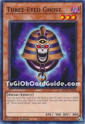 Yu-Gi-Oh Card: Three-Eyed Ghost
