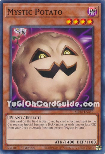 Yu-Gi-Oh Card: Mystic Potato
