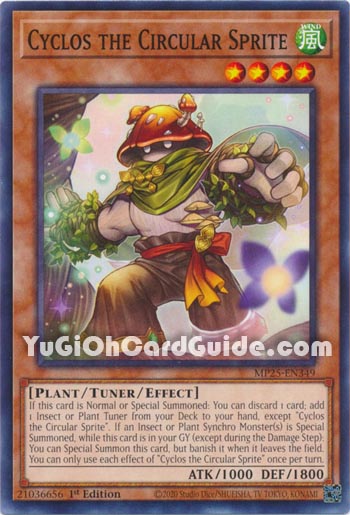 Yu-Gi-Oh Card: Cyclos the Circular Sprite