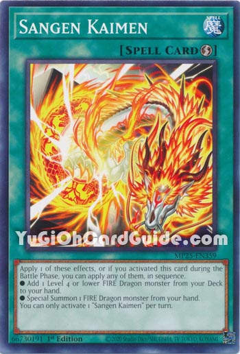 Yu-Gi-Oh Card: Sangen Kaimen