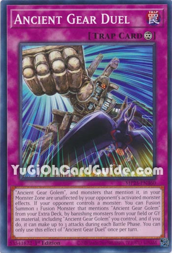 Yu-Gi-Oh Card: Ancient Gear Duel